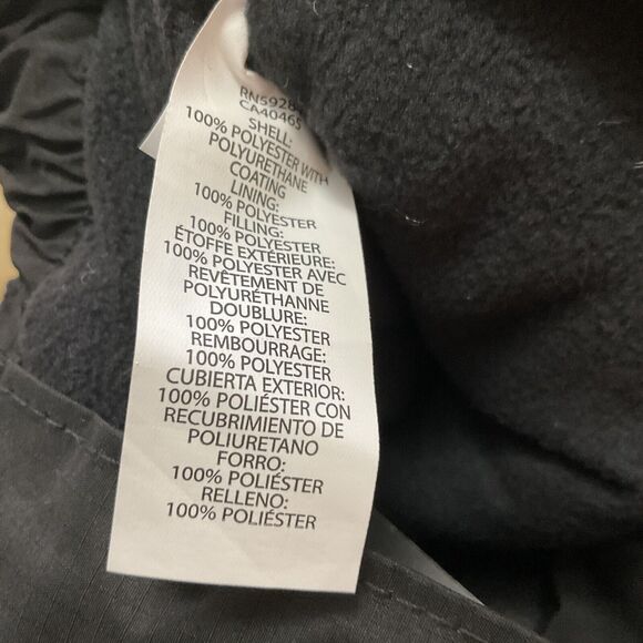 The Children's Place Youth Lined Black Snow Pants 7 Brand New Water Resistant - Picture 3 of 4